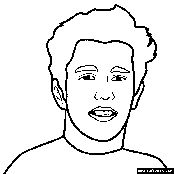 brendon urie coloring pages