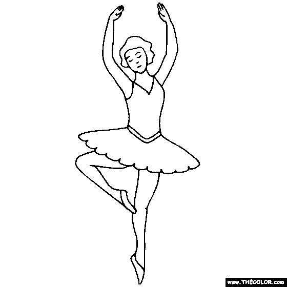 ballet dance coloring pages