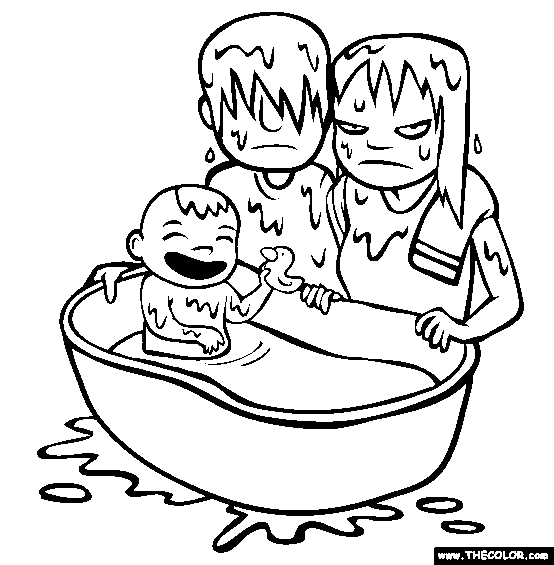 baby colouring in