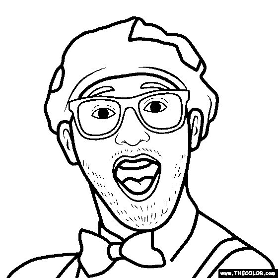 8700 Collection Blippi Halloween Coloring Pages  Best Free