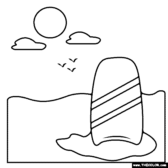 Boogie Board Coloring Page