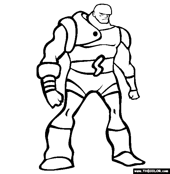 Superheroes Online Coloring Pages