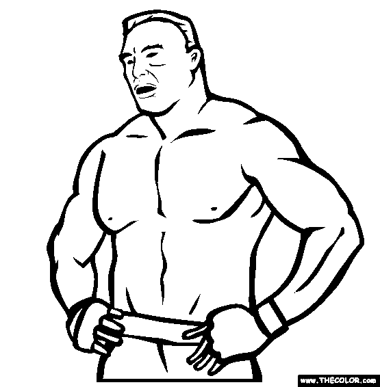 Famous MMA Mixed Martial Arts Fighter Coloring Pages | Page 1
