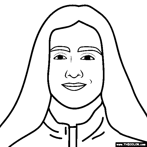 Caroline Marks Coloring Page