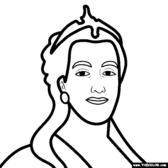 Catherine The Great Coloring Page