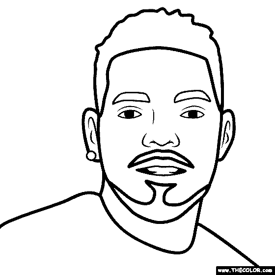 coloring pages of famous rappers