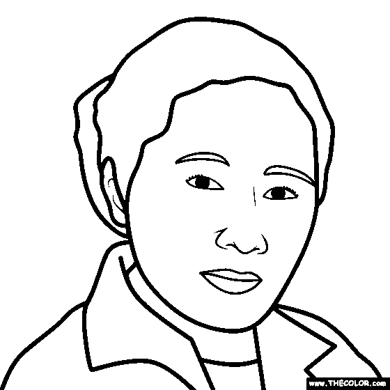 Chien Shiung Wu Coloring Page