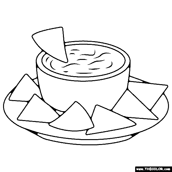 Salsa Coloring Pages
