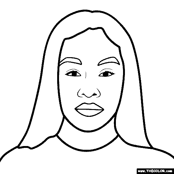 Claressa Shields Coloring Page