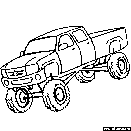 Featured image of post Monster Truck Coloring Pages For Adults