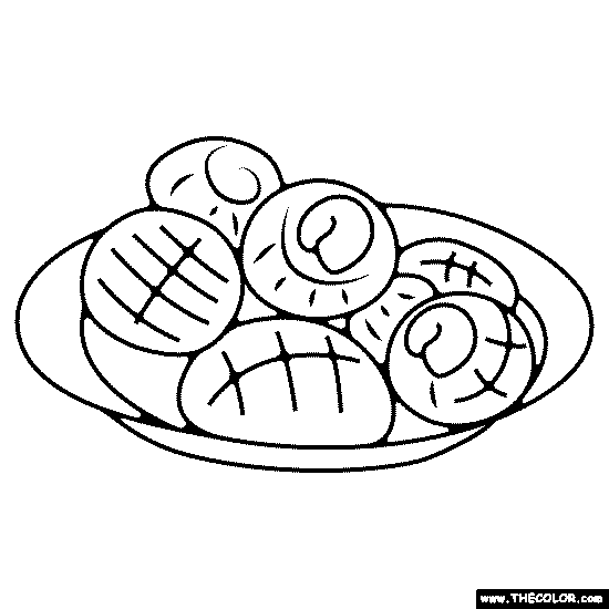 Conchas Coloring Page