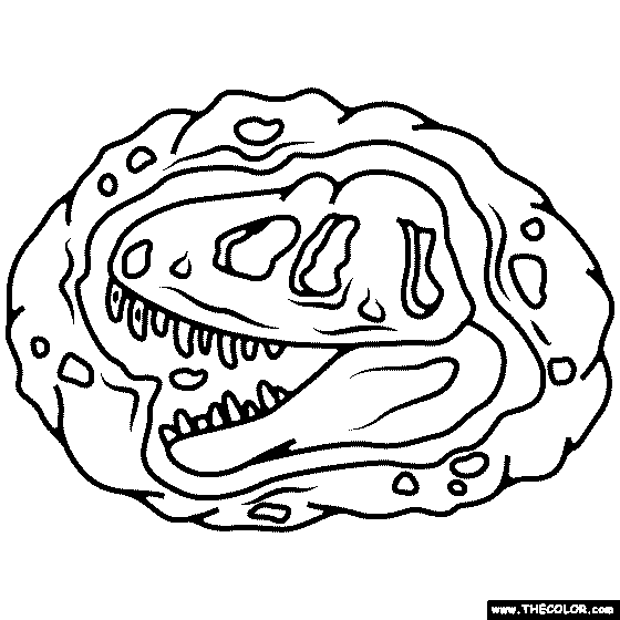 fossil fighters coloring pages