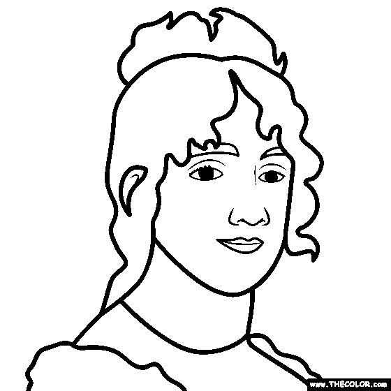 Dolley Madison Coloring Page