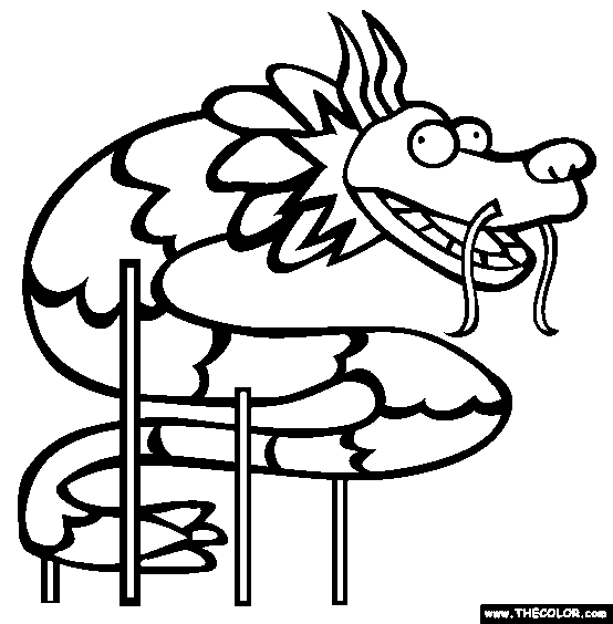 chinese dragon coloring pages for kids