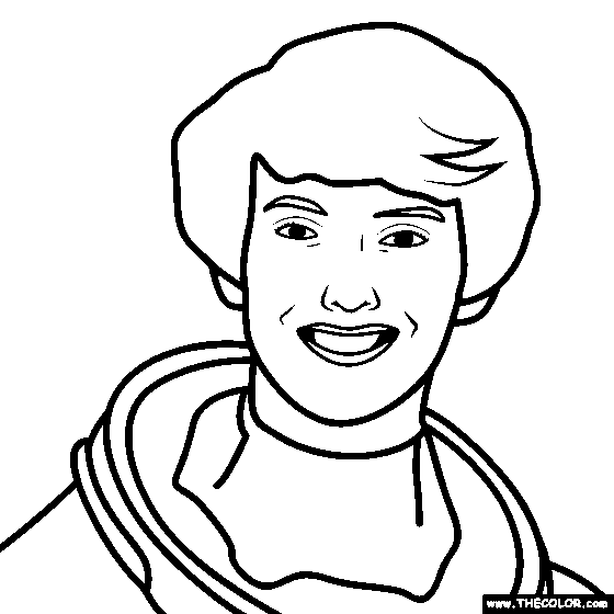 Eileen Collins Coloring Page