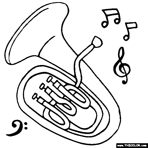 Musical Instruments Coloring Pages | Page 1