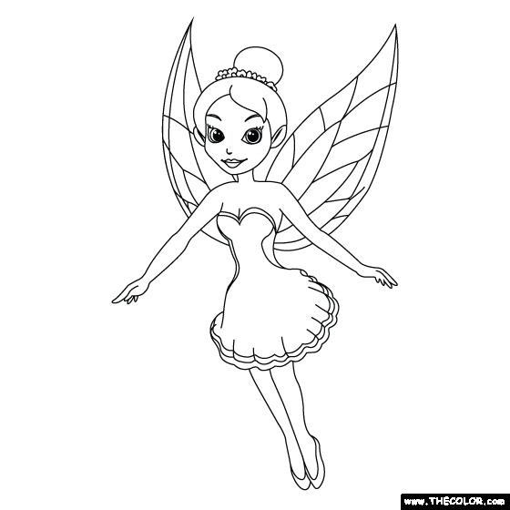 Fairy Test Coloring Page