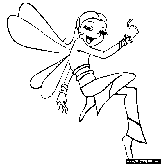 fairy coloring page  free fairy online coloring