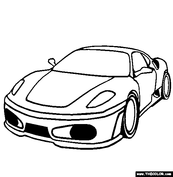 coloring pages exotic cars