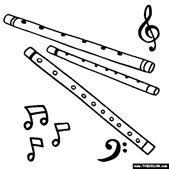 music instruments drawings coloring