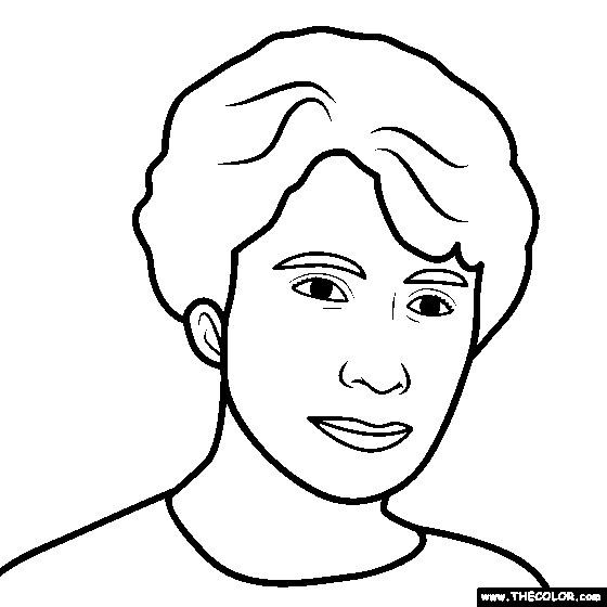 Grace Coolidge Coloring Page