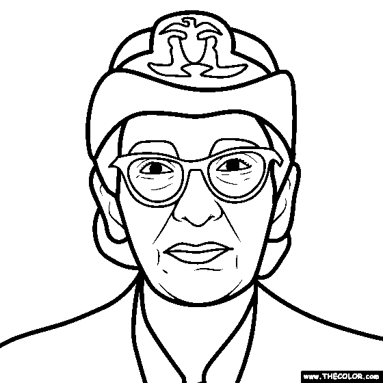 Grace Hopper Coloring Page