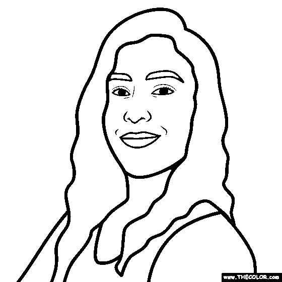 Helen Maroulis Coloring Page