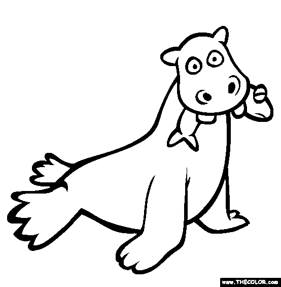 Download Silly Animals Online Coloring Pages