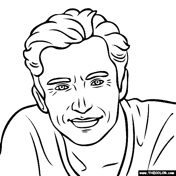 Famous Actor Coloring Pages | Page 1