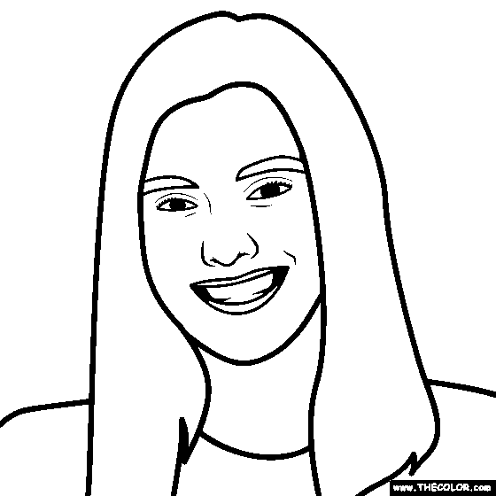 Jade Carey Coloring Page