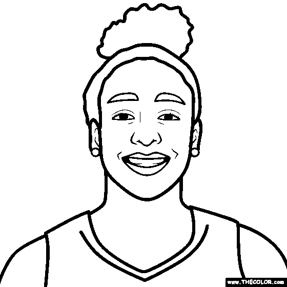 Jewell Loyd Coloring Page