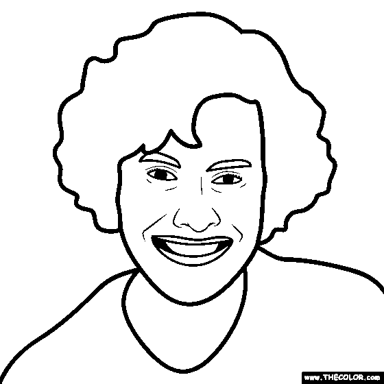 Judy Blume Coloring Page