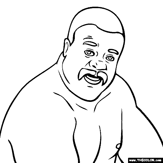 Wwe Online Coloring Pages | TheColor.com