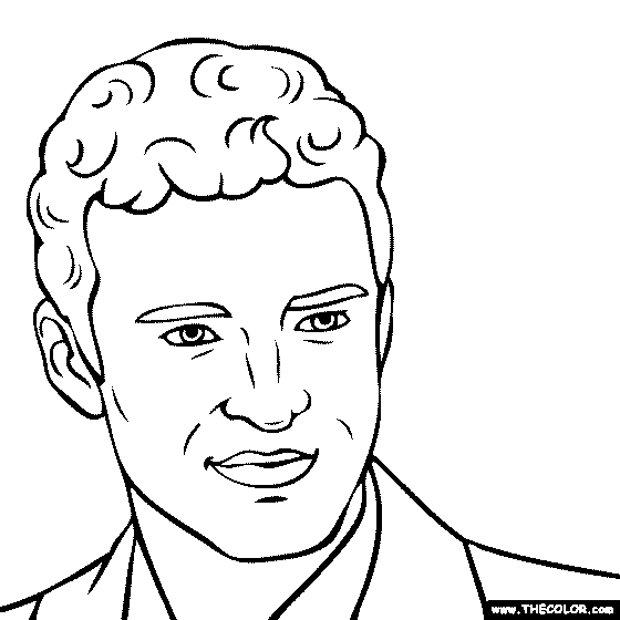 Justin Timberlake Coloring Pages Coloring Pages