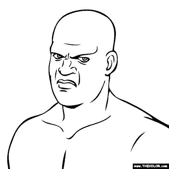Wwe Online Coloring Pages | TheColor.com