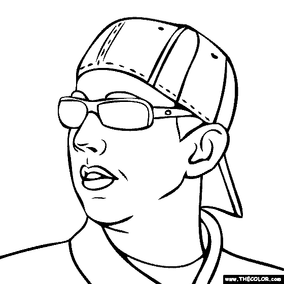 Kyle Busch Coloring Page
