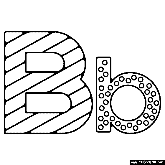 Alphabet Lore B free coloring page : r/freecoloringforkids