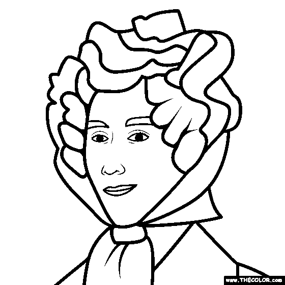 Louisa Adams Coloring Page