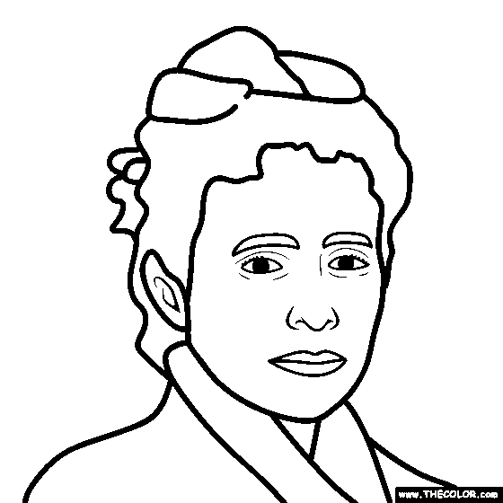 Lucretia Garfield Coloring Page
