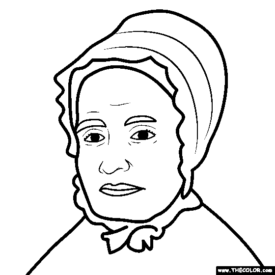 Lucretia Mott Coloring Page