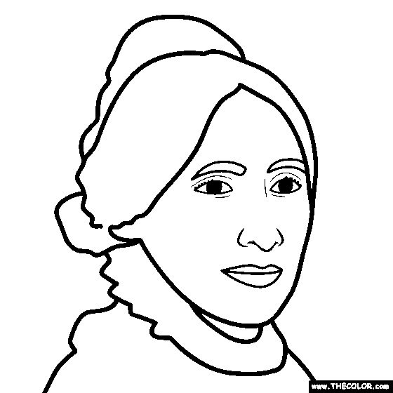 Lucy Webb Hayes Coloring Page