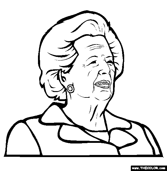 Margaret Thatcher. Drawing by Vera Bondare | Saatchi Art