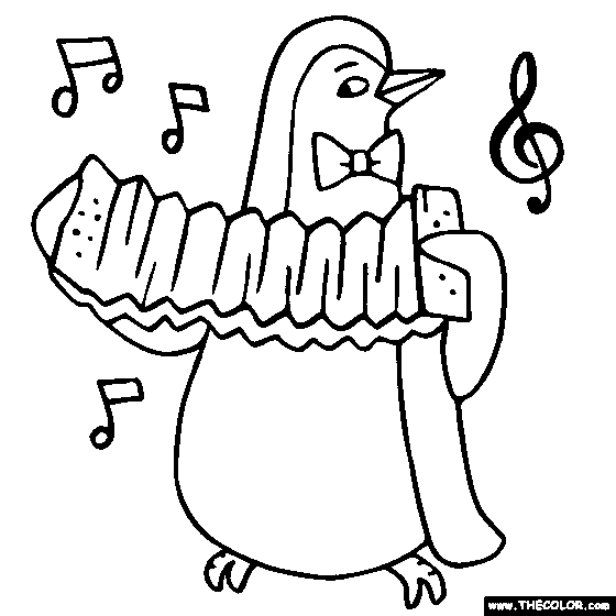 musical instrument coloring pages