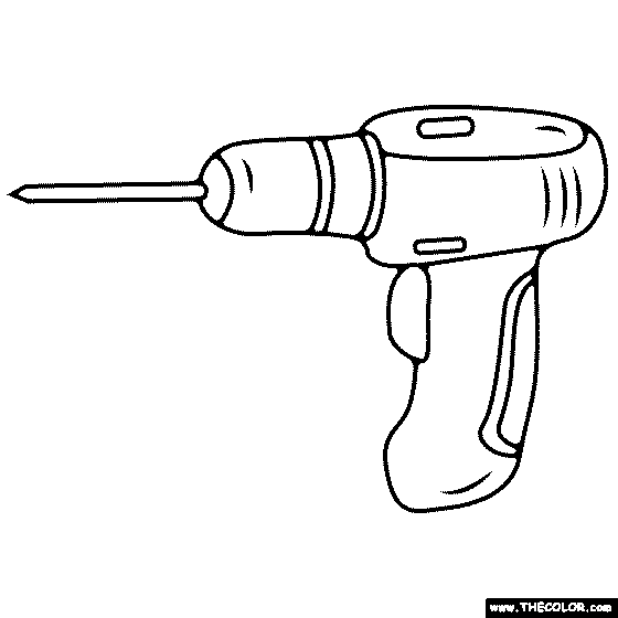 screwdriver coloring pages