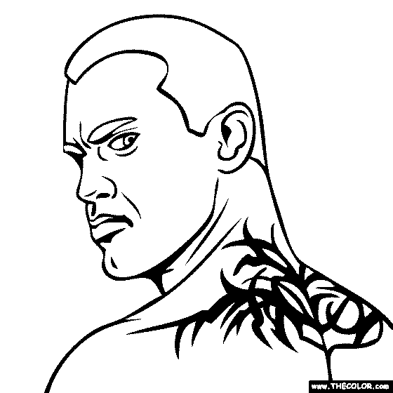 How To Draw Randy Orton Step By Step