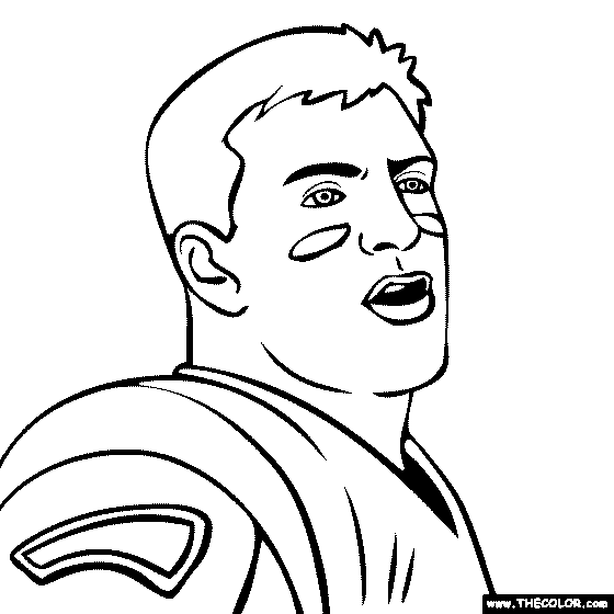 Russell Wilson Football Coloring Pages