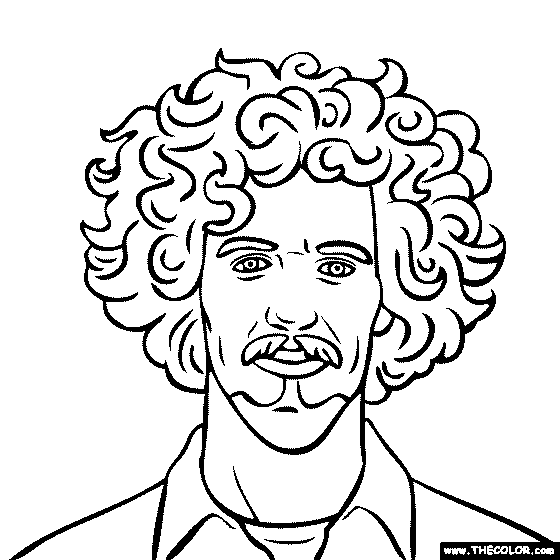 Famous People Online Coloring Pages | Page 5