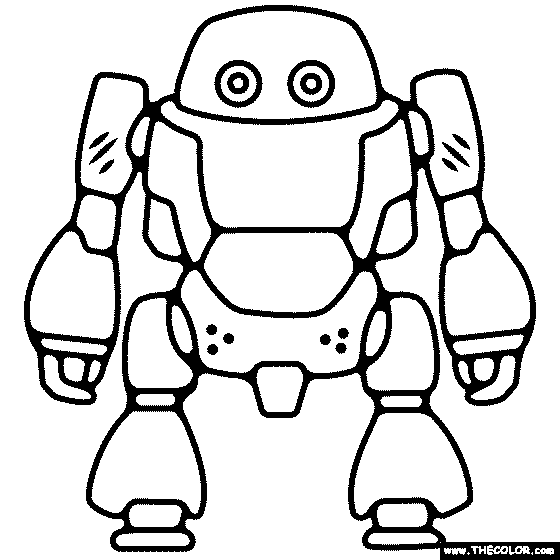 robots coloring pages