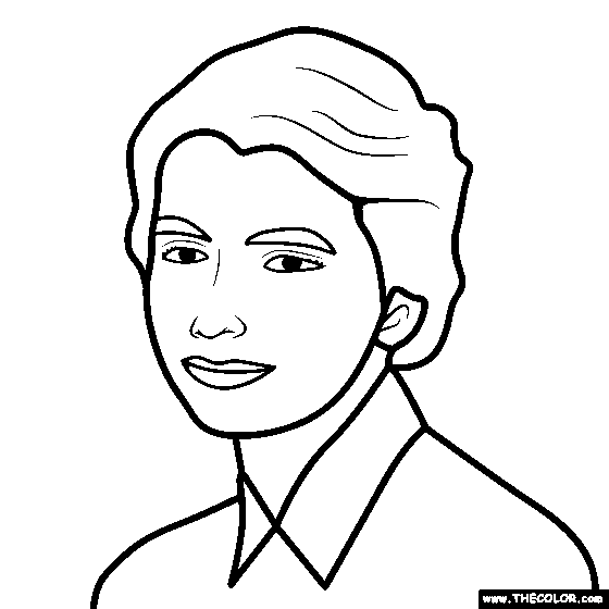 Rosalind Franklin Coloring Page