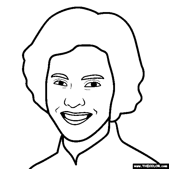 Rosalynn Carter Coloring Page